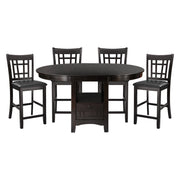 Home Elegance Junipero Cherry 5pc Counter Height Set