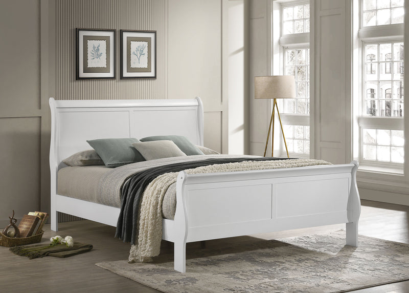 Coaster Furniture Louis Philippe White Full Bed