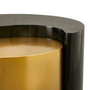 Galaxy Home Ying Yang Black Gold Coffee Table