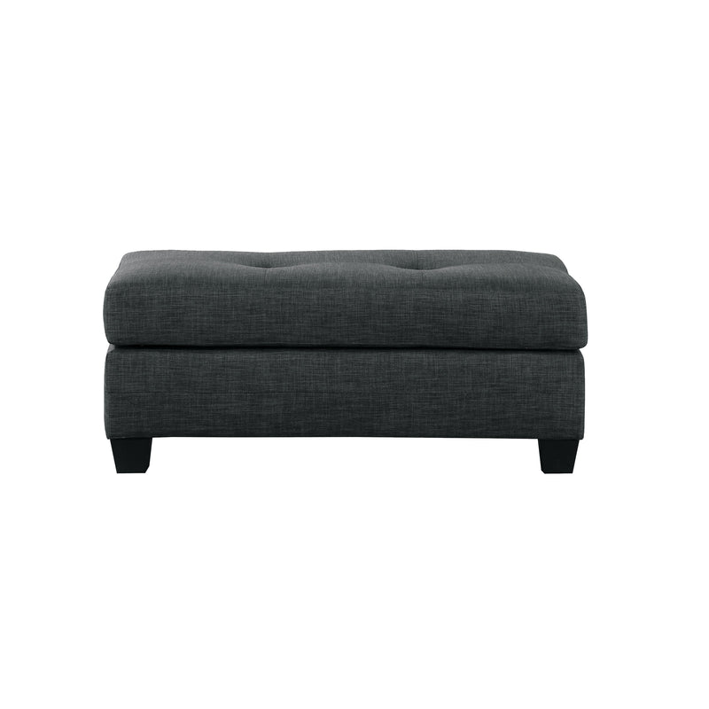 Home Elegance Phelps Dark Gray 2pc Reversible Sofa Chaise With Ottoman