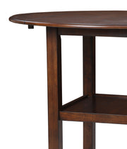 New Classic Furniture Gia Gray 42 Inch Drop Leaf 3pc Counter Height Set