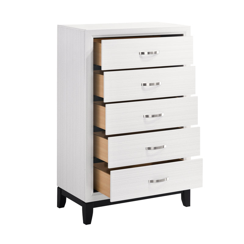 Home Elegance Davi White Chest