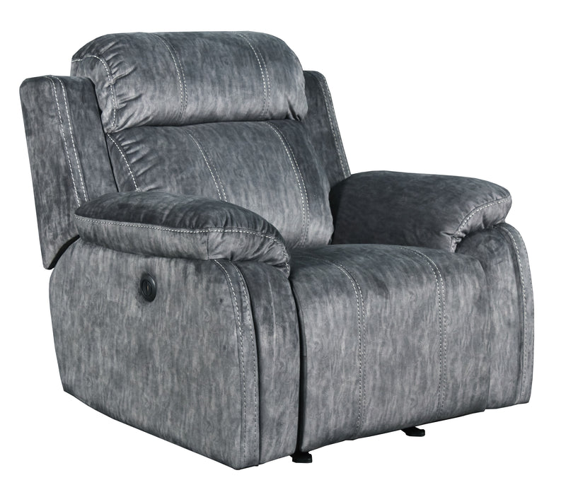 New Classic Furniture Tango Gray Glider Power Footrest Recliner