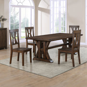 Steve Silver Auburn Dark Brown 5pc Dining Set
