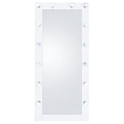 Coaster Furniture Zayan White LED Floor Mirror