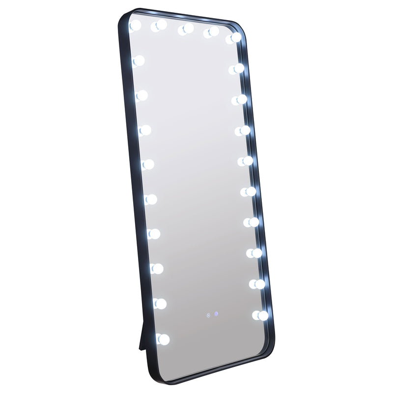 Coaster Furniture Canton Silver LED Standing Mirror with Speakers