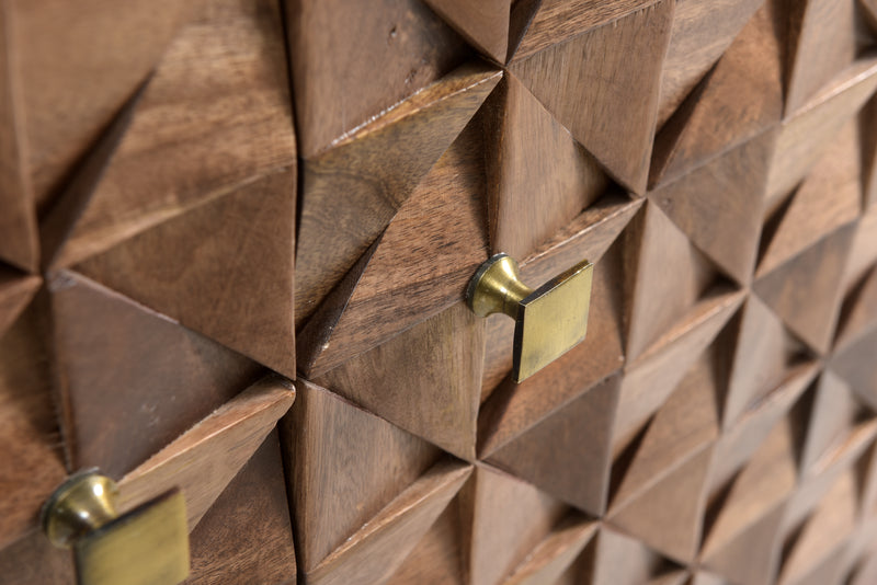 Steve Silver Veneto Matte Walnut Accent Cabinet