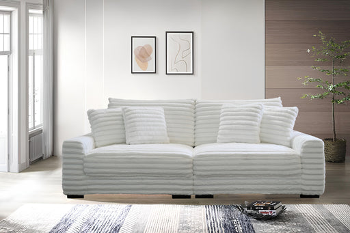 New Classic Furniture Embrace White 2pc Sofa