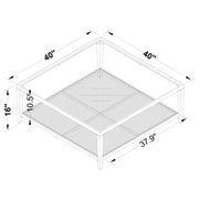 Coaster Furniture Amherst Black Coffee Table