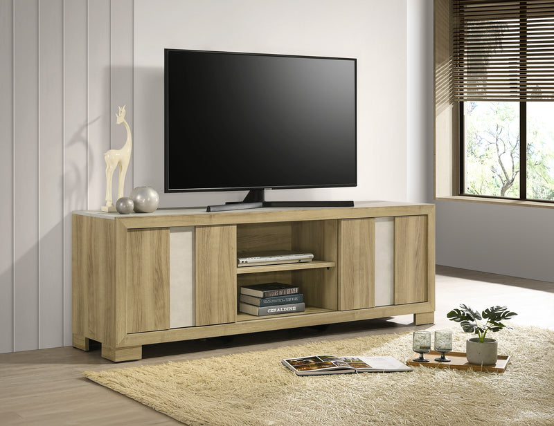 Crown Mark Rangley Driftwood TV Stand