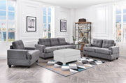 Glory Furniture Sandridge Gray 3pc Living Room Set