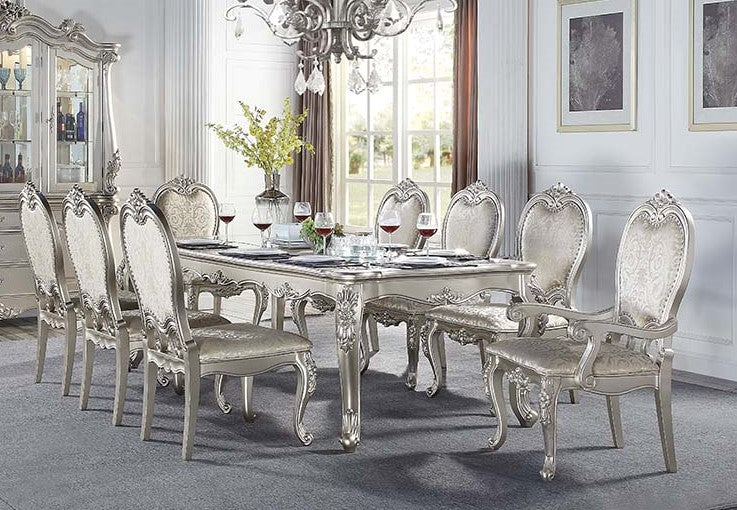 Acme Furniture Bently Champagne 9pc Dining Room Set