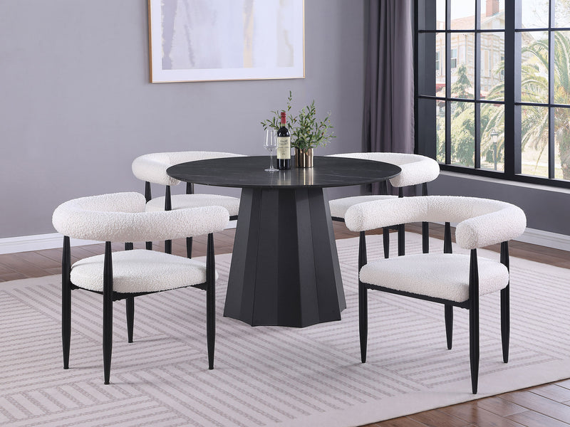 Coaster Furniture Camden Black 48 Inch Dining Table