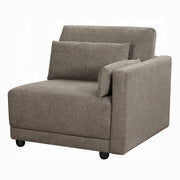 Acme Furniture Rylie Brown Modular RAF Armrest Chair