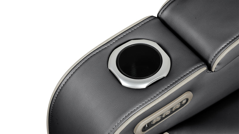 Galaxy Home Fortuner Black 3pc Living Room Set