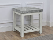 Steve Silver Canova Cathedral White End Table