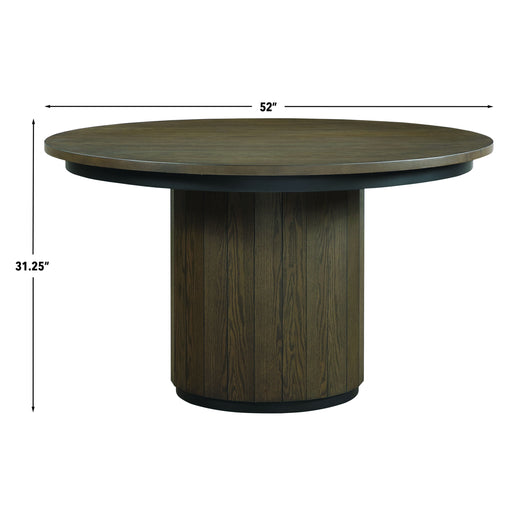 Steve Silver Burlington Brown Round Table