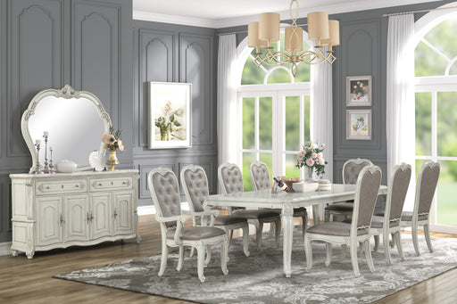 2 New Classic Furniture Bianello Vintage Ivory Side Chairs