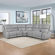 Steve Silver Alexandria Charcoal 6pc Power Sectional