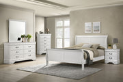 Coaster Furniture Louis Philippe White King Bed