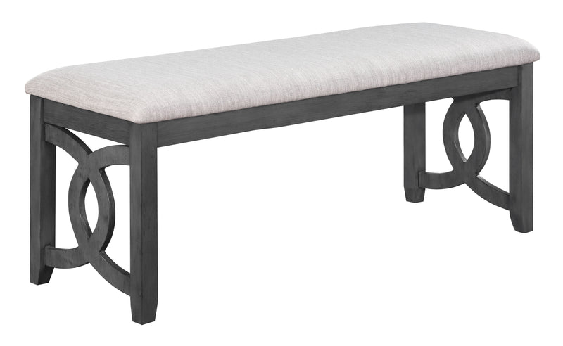 New Classic Furniture Gia Ebony 6pc Dining Room Set DT-4CH-BN