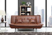 Glory Furniture Lionel Mocha Microfiber Sofa Bed