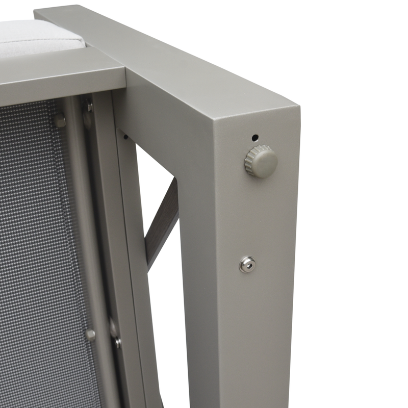 Steve Silver Dalilah Gray 3pc Outdoor Seating Set