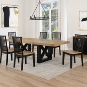 Steve Silver Magnolia Brown 7pc Dining Set