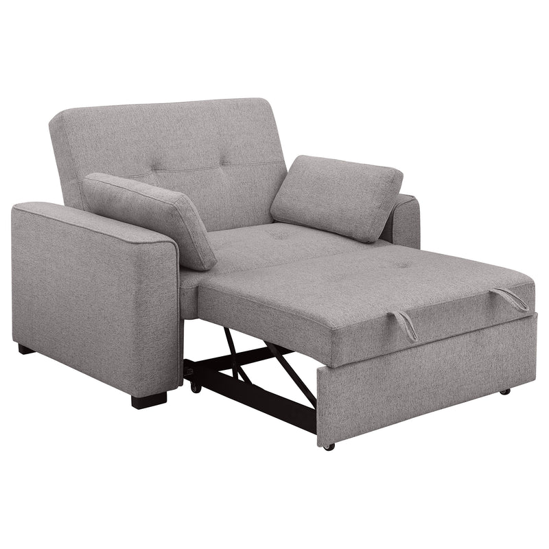 Coaster Furniture Edith Beige Convertible Sleeper Sofa Bed