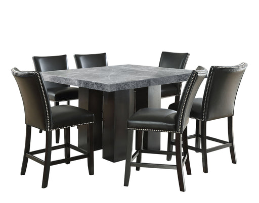 Steve Silver Camila Gray Black 7pc Counter Height Set