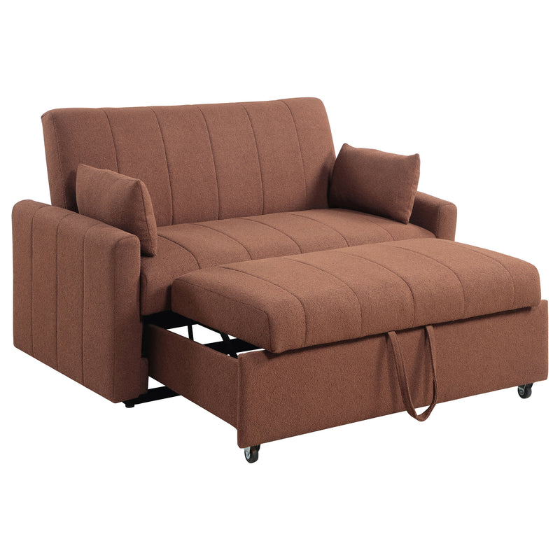 Coaster Furniture Portland Brown Sleeper Sofa Bed