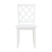 Home Elegance Astoria White 5pc Dinette Room Set