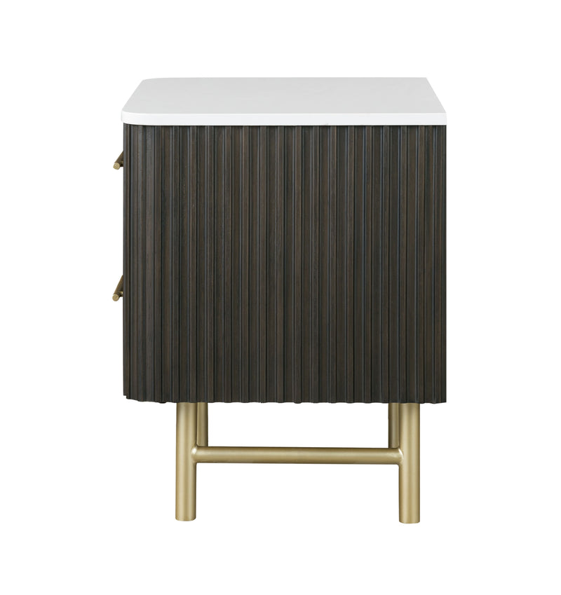 Acme Furniture Clayten White Espresso Nightstand