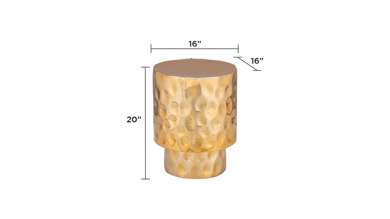 Galaxy Home 90 Nickel End Table