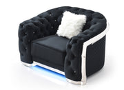 Glory Furniture Sapphire Black Chair