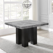 Steve Silver Camila Gray Square Marble Top Counter Height Table