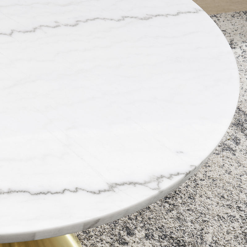 Steve Silver Conrad White Gold 48 Inch Table