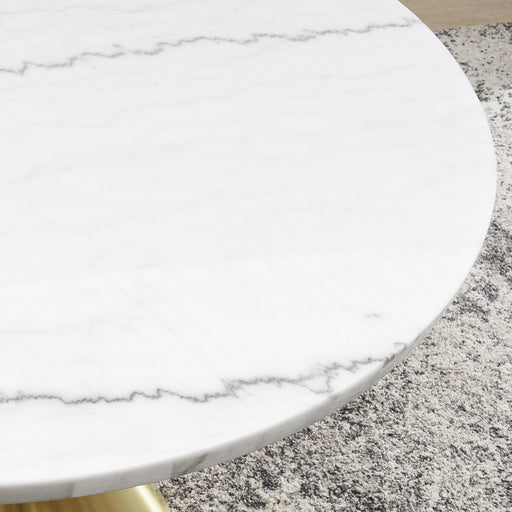 Steve Silver Conrad White Gold 48 Inch Table