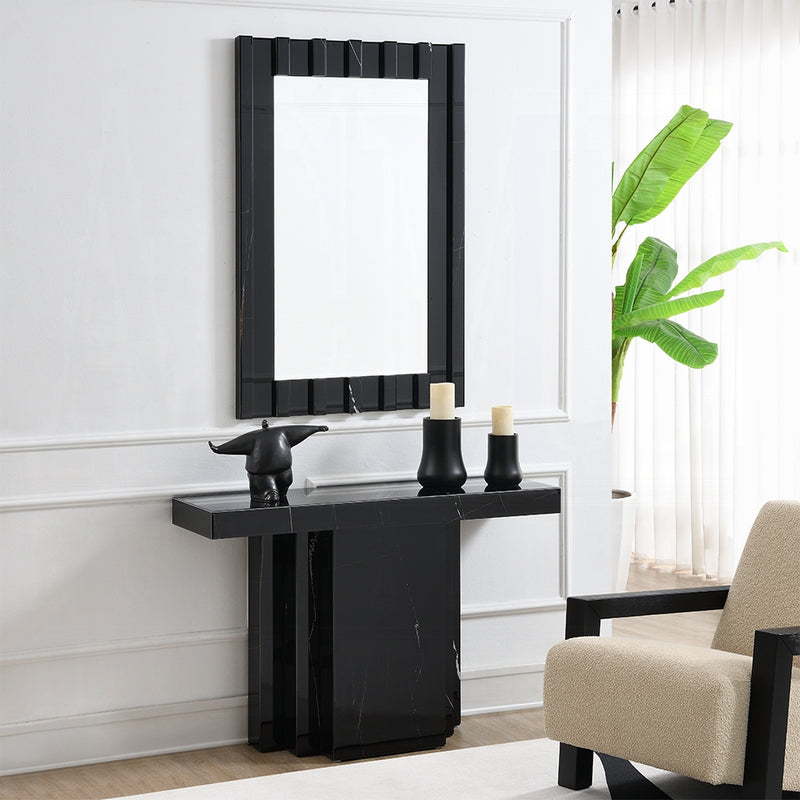 Acme Furniture Drisana Black Accent Mirror
