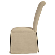 2 Coaster Furniture Shawna Light Khaki Beige Dining Chairs