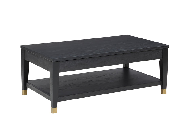 Steve Silver Yves Rubbed Charcoal Cocktail Table