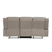 Home Elegance Dean Dove Double Reclining Sofa