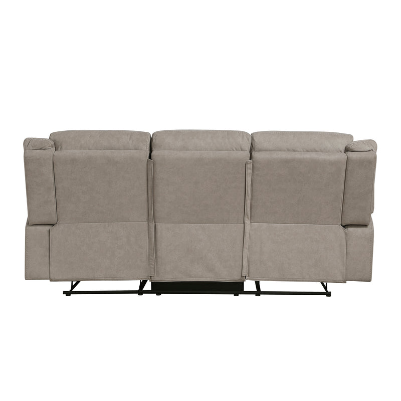 Home Elegance Dean Dove Double Reclining Sofa