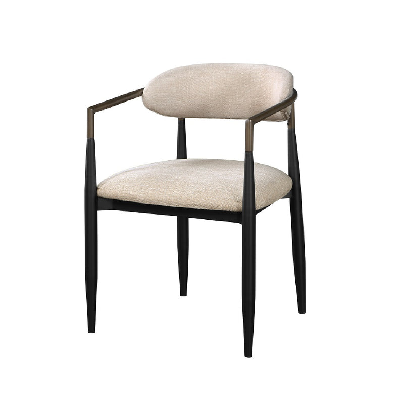 Acme Furniture Jaramillo Black 5pc Dining Room Set with Arm Chairs