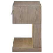 Coaster Furniture Kenora Barley Brown Beige Nightstand