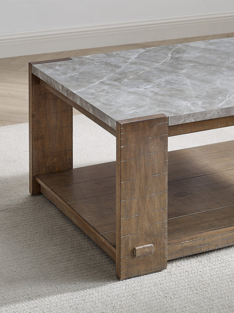 Steve Silver Libby Dusty Tobacco End Table