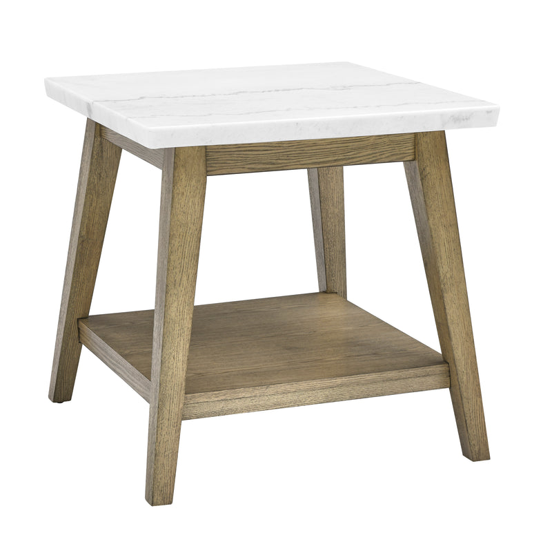 Steve Silver Vida Burnished Blonde White 3pc Coffee Table Set