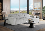 Global Furniture U5945 Grey Power Sectional