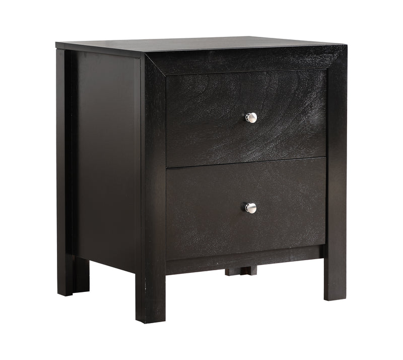 Glory Furniture Burlington Black Nightstand