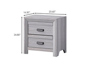 Crown Mark Adelaide Drift Wood Nightstand